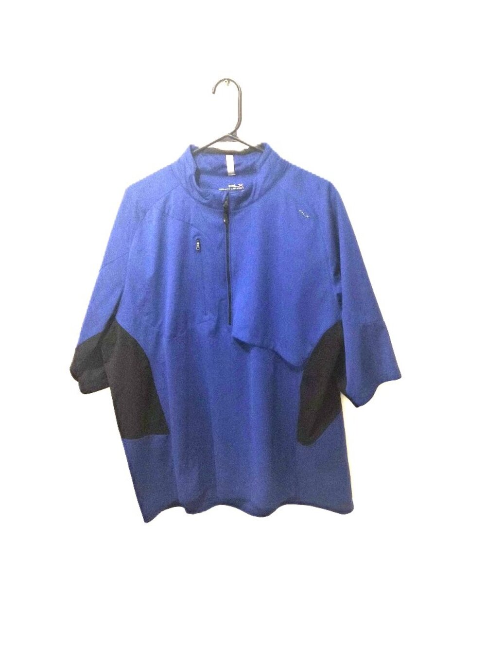 RLX Ralph Lauren Short Sleeve Golf Windbreaker Pullover Gorpcore Y2K Blokecore